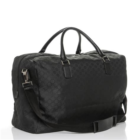 gucci black duffle bag|gucci piuma duffle bag.